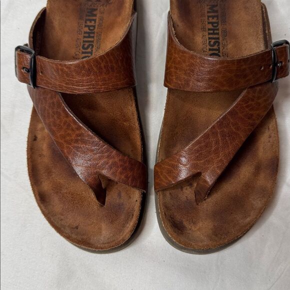 Mephisto Helen Sandals In Desert Buffalo. Size 35 (5). - Picture 4 of 10